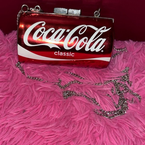 Retro Licensed Coca-Cola Classic Can Evening Bag Coke Clutch - Picture 3 of 7